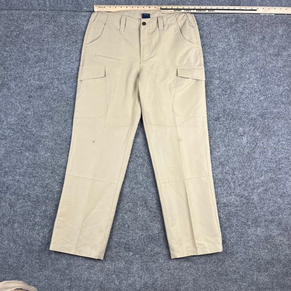 Propper Pants Mens Size 12R Khaki Cargo Tactical Ripstop‎ Utility Work